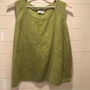 Flax 2G Chartreuse Line. Tank Top